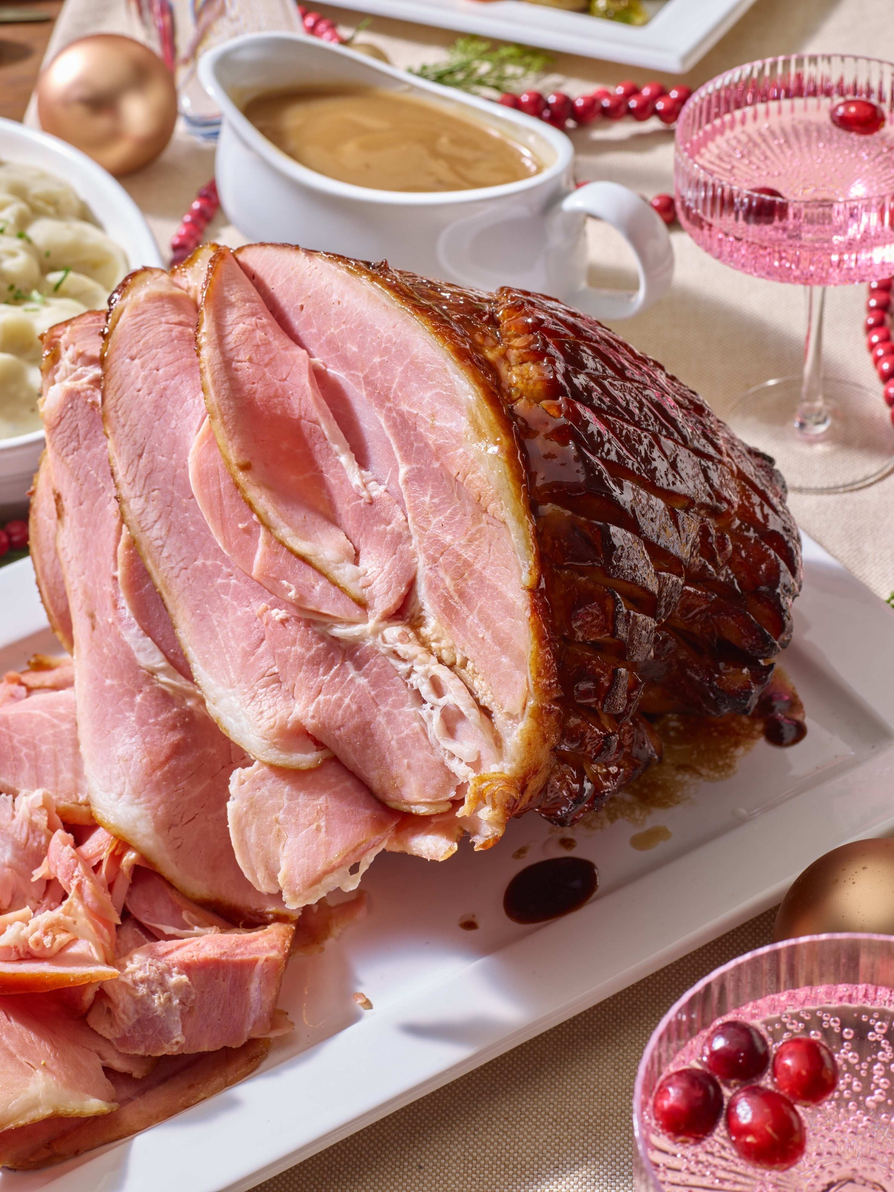 Balsamic Dijon Glazed Ham