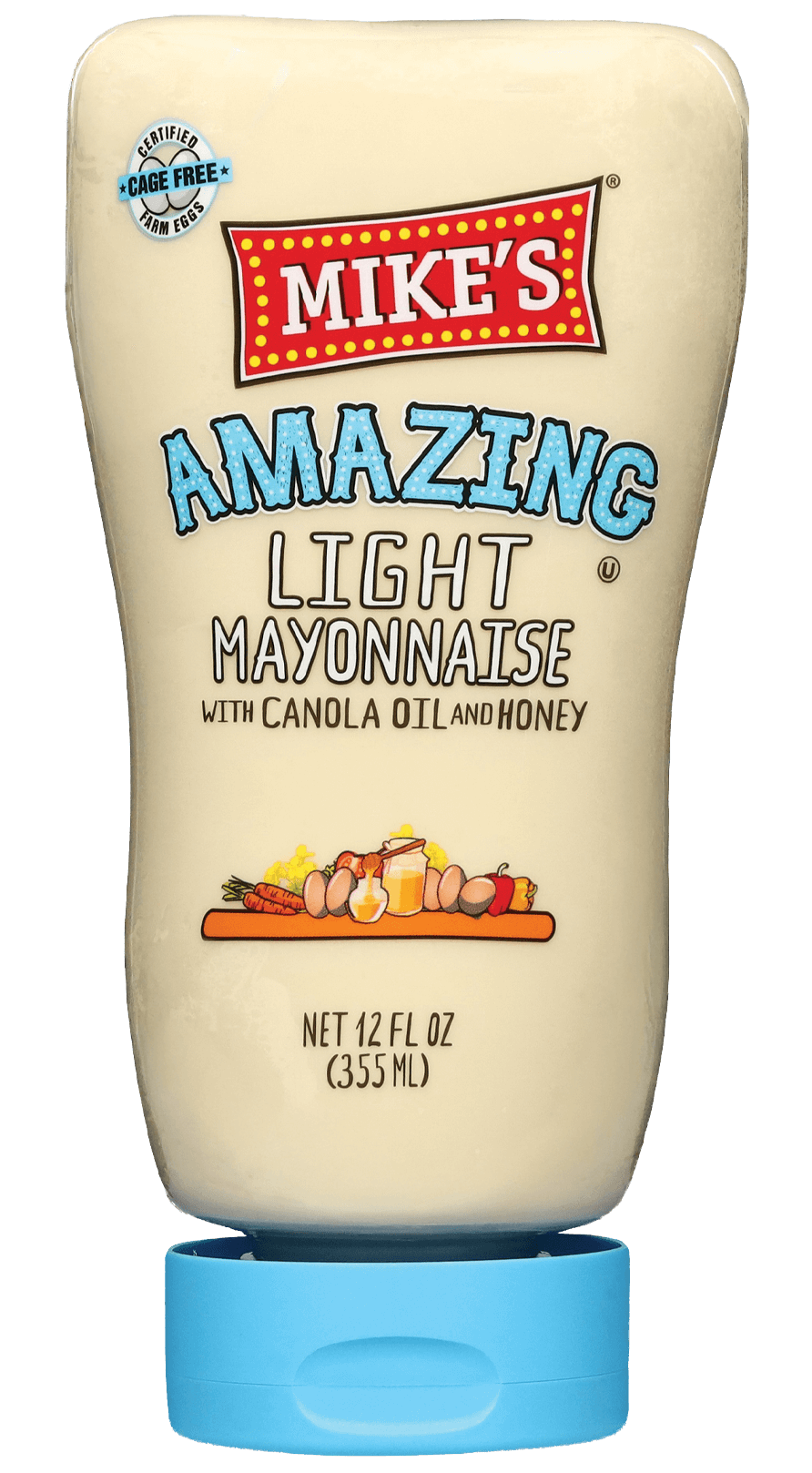 Mike's Amazing Light Mayo with Canola Oil and Honey - 12oz Squeeze