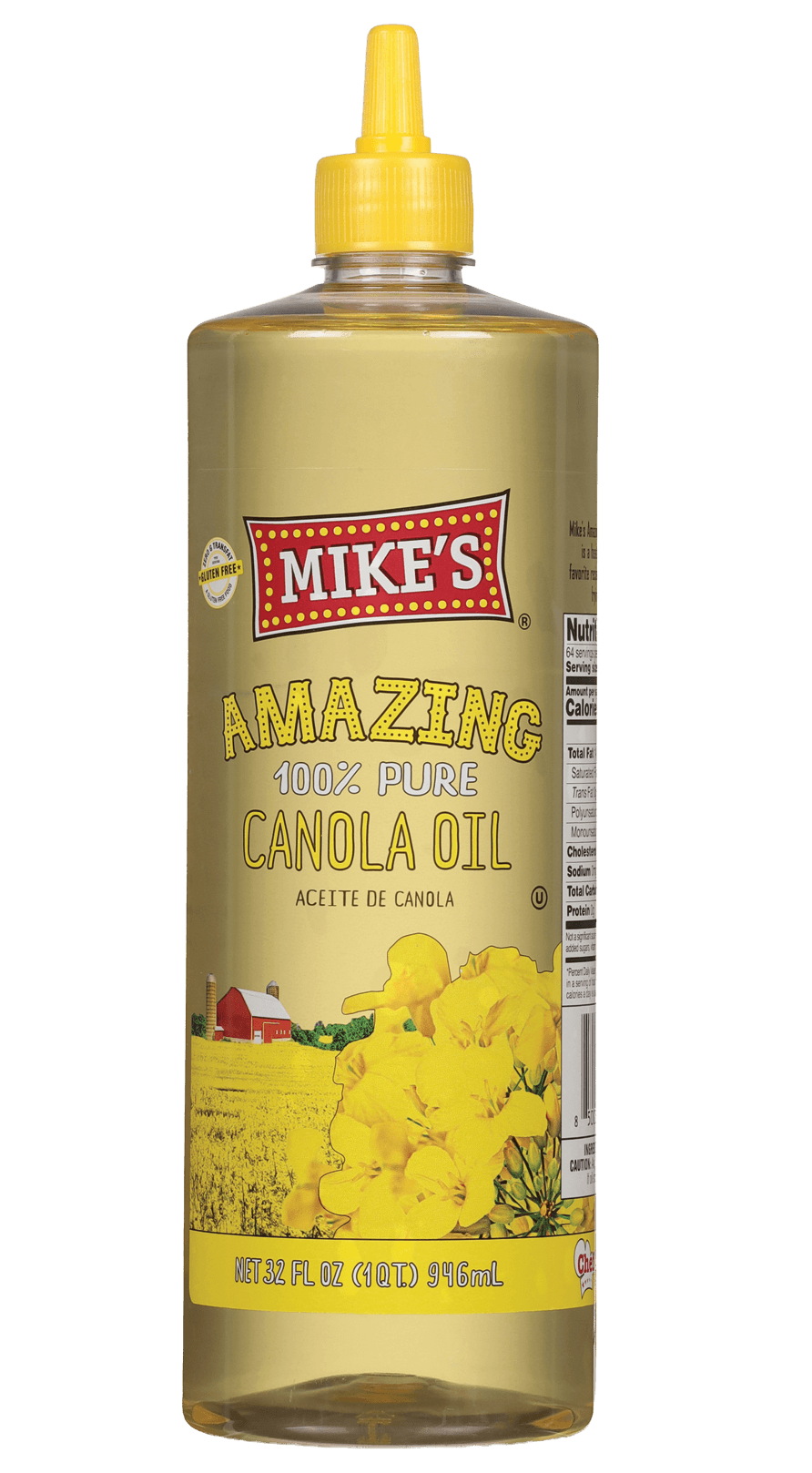 Mike's Amazing 100% Pure Canola Oil, 32 fl oz