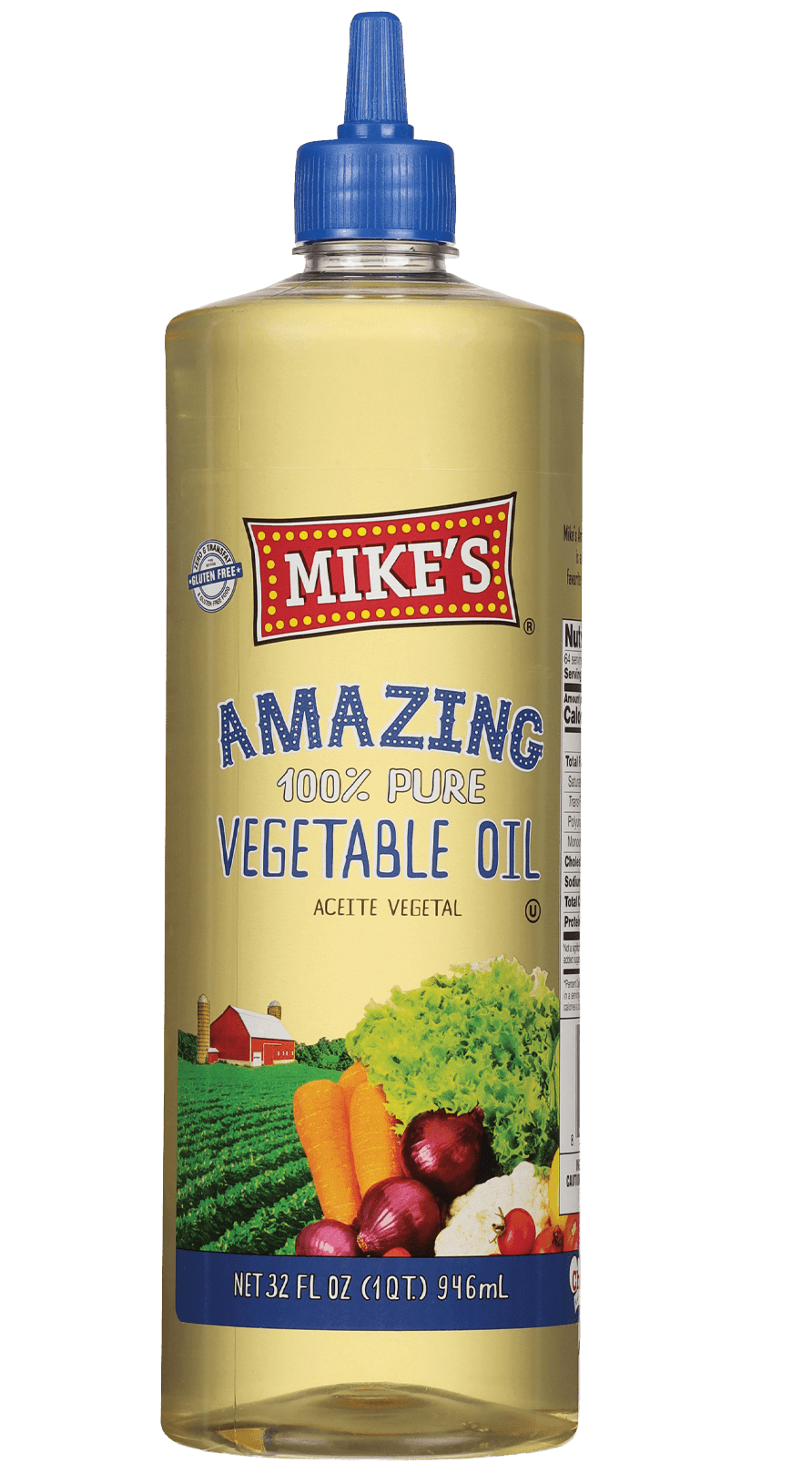 Mike's Amazing 100% Pure Vegetable Oil, 48 fl oz – Mike's Amazing Mike's Amazing 100% Pure Vegetable Oil, 48 fl oz – Mike's Amazing