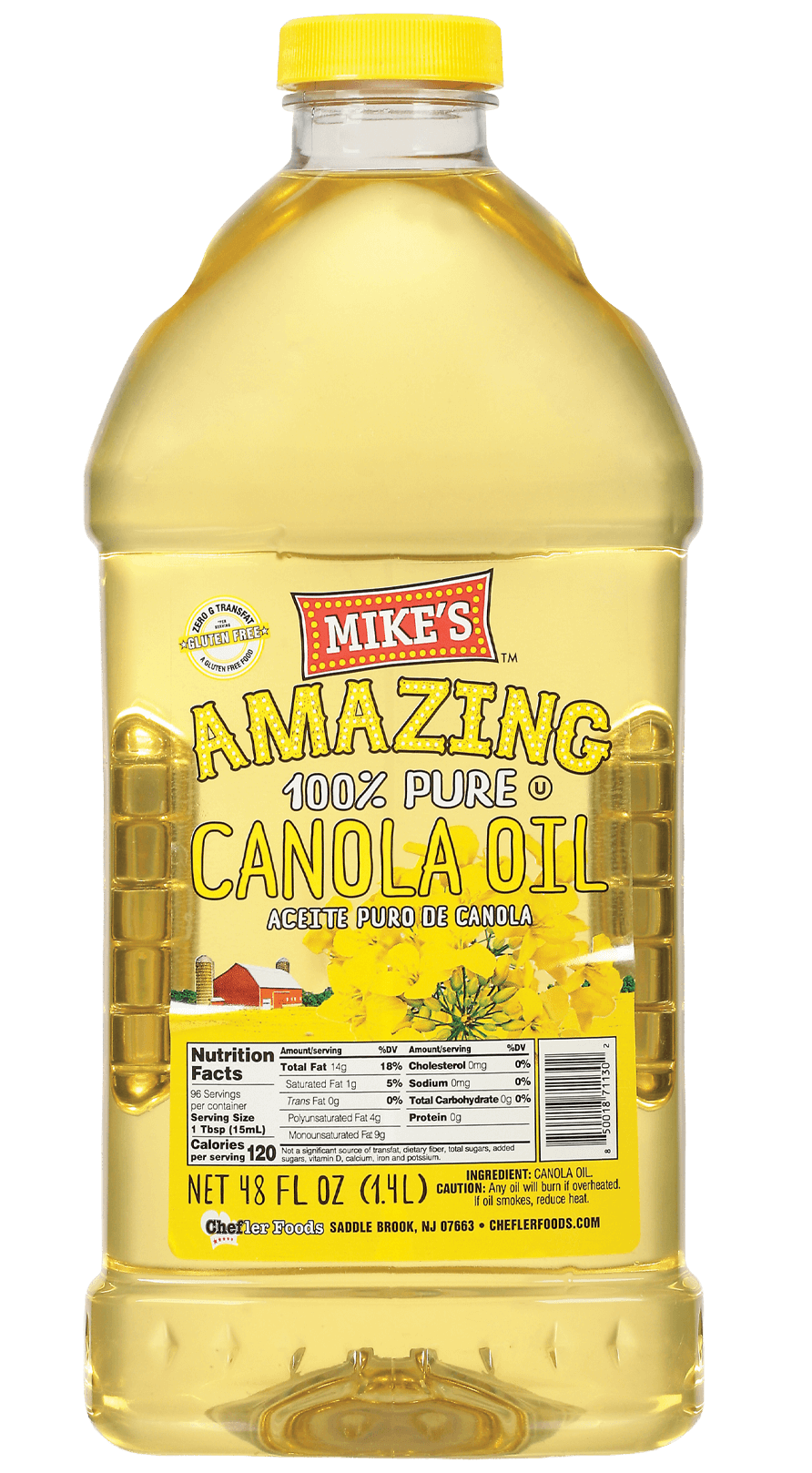 Mike's Amazing 100% Pure Canola Oil, 48 fl oz