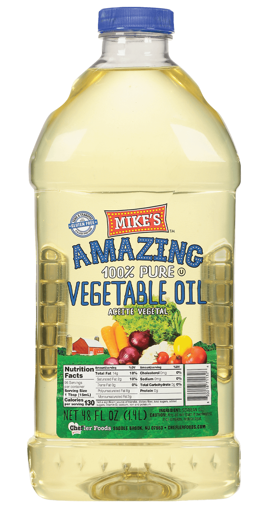 Mike's Amazing 100% Pure Vegetable Oil, 48 fl oz