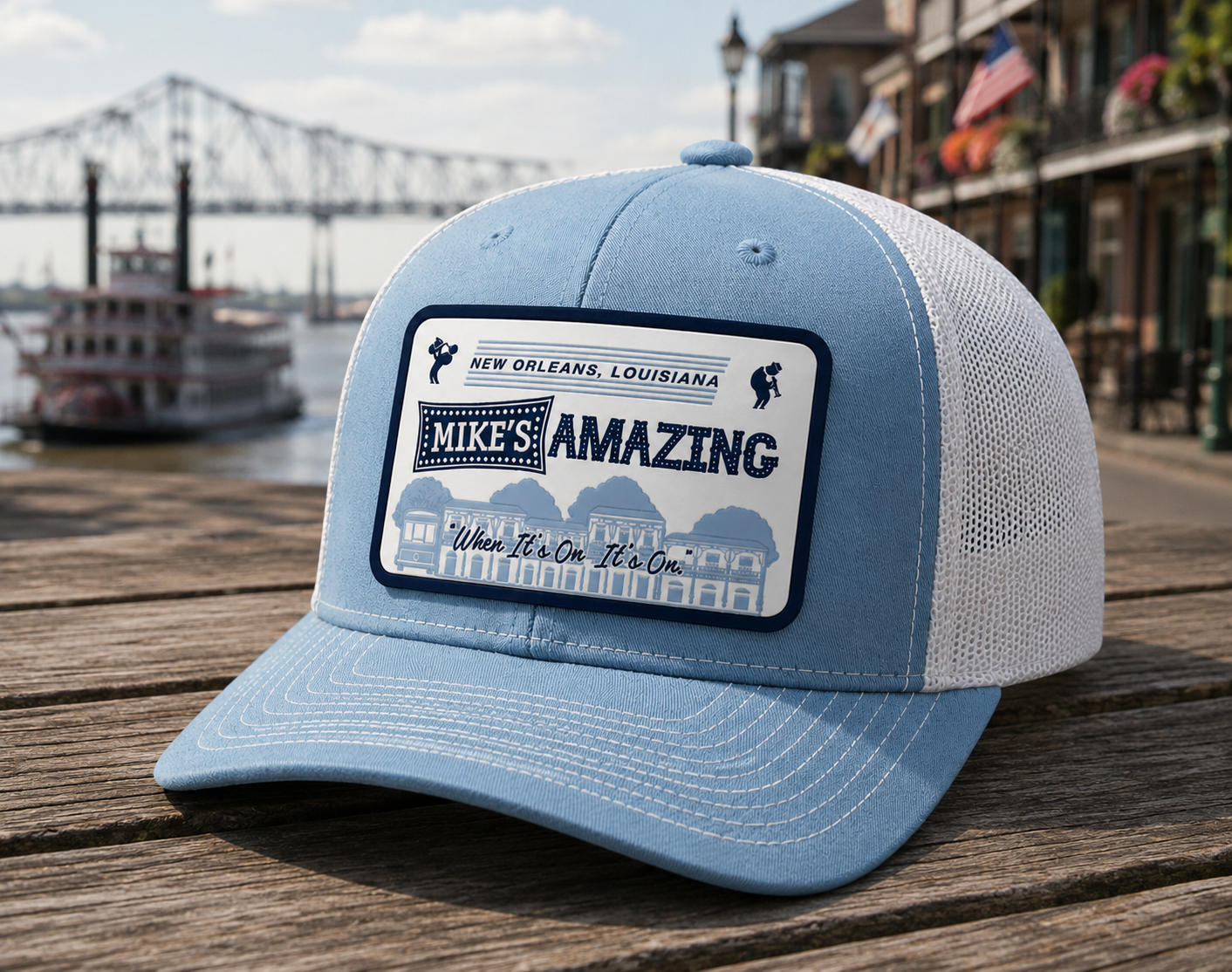 Mike's Amazing NOLA Hat- Blue