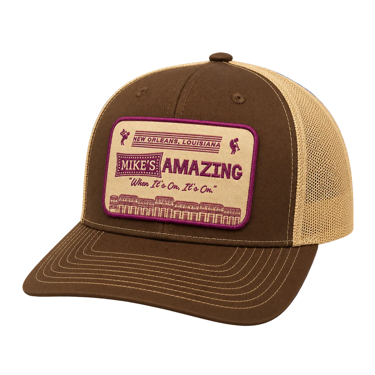 Mike's Amazing NOLA Hat- Brown